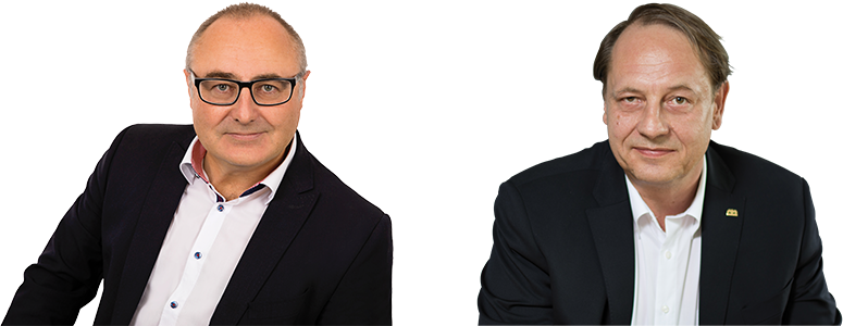 Thomas Müller und PD Dr. Hubert Dichtl